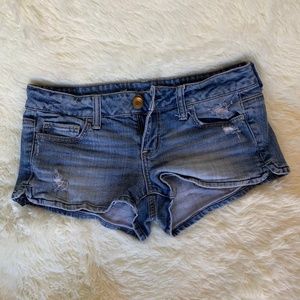 American Eagle Stretch Denim Shorts Size 4